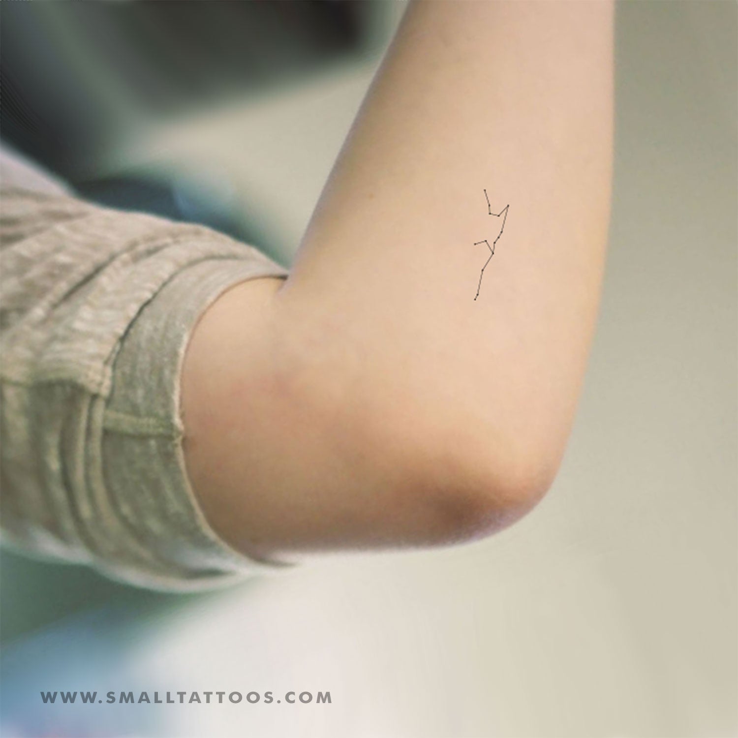 Small Aquarius Constellation Temporary Tattoo (Set of 3) – Small Tattoos